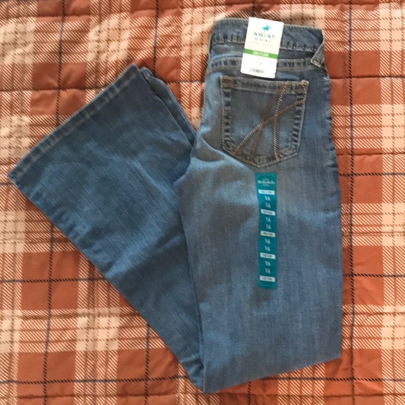 Ariat Other - Girls size 16 ARIAT real Hallie flare stretch fit denim jeans. NWT (F-15)